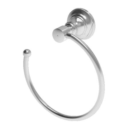 Newport Brass Towel Ring, Open in Polished Chrome 33-10/26